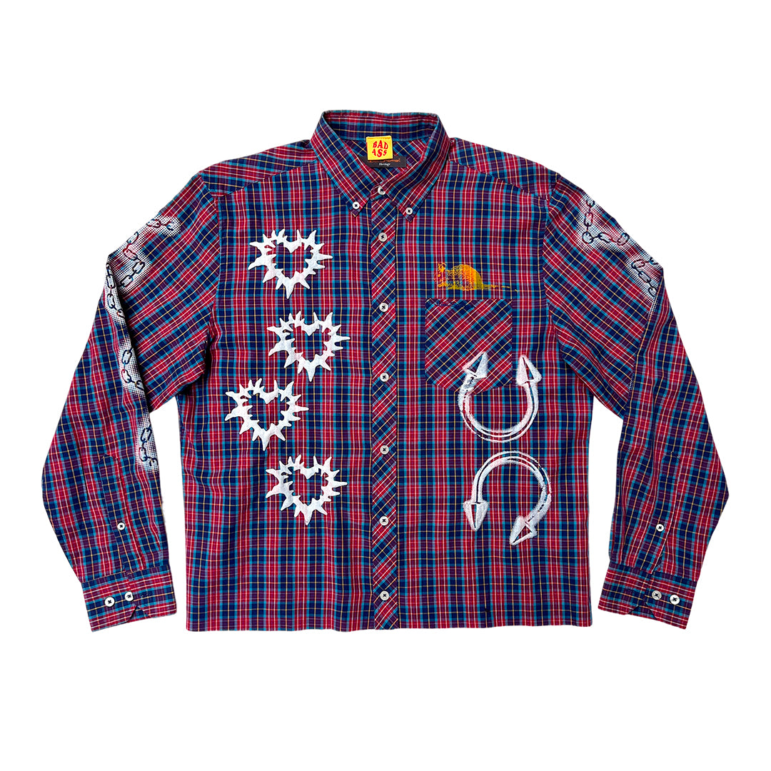 Custom button up shirt  #4 SIZE M