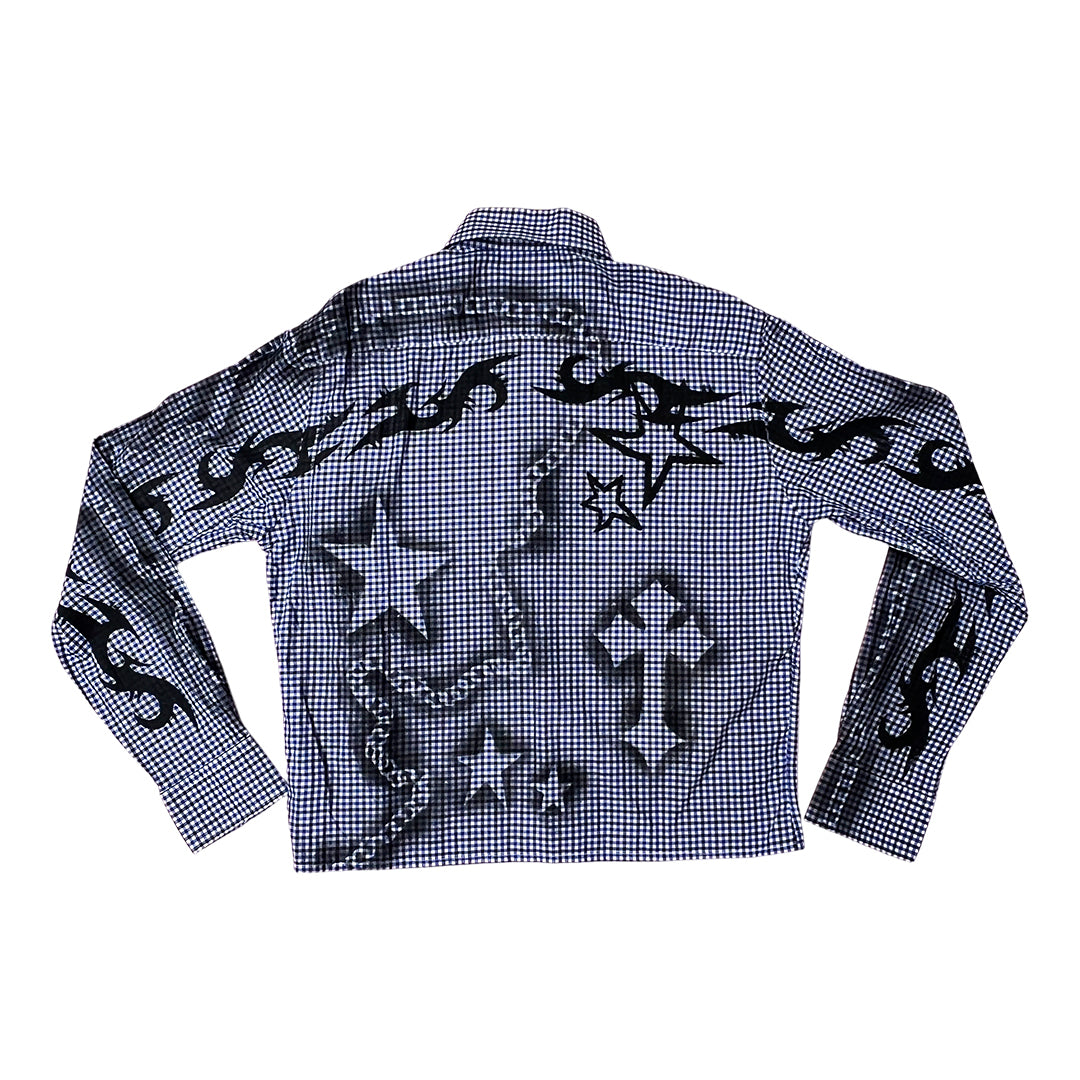 Custom button up shirt  #5 SIZE L