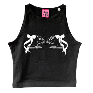 Rats ♥ crop top