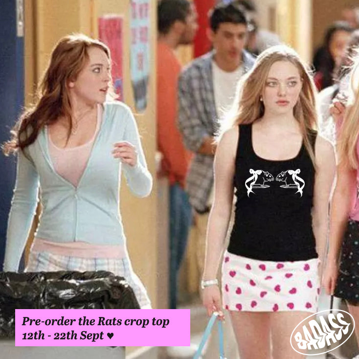 Rats ♥ crop top
