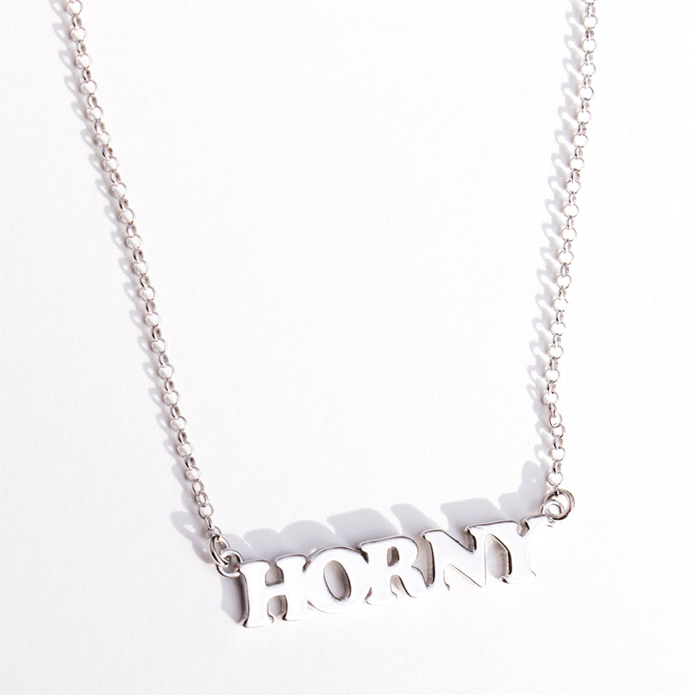 Horny Silver Necklace